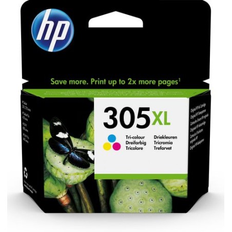 HP 305XL Cartucho de Tinta Original Alta Capacidad Tricolor