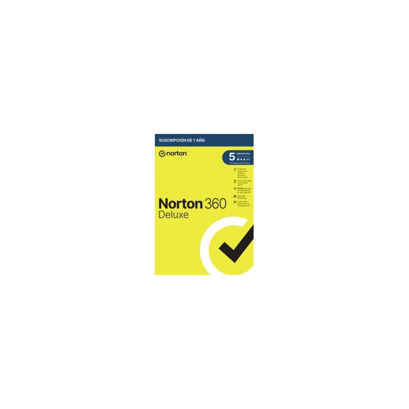 Norton  360 Deluxe 50GB 5 Dispositivos Descarga Digital