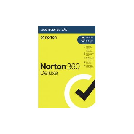 Norton  360 Deluxe 50GB 5 Dispositivos Descarga Digital