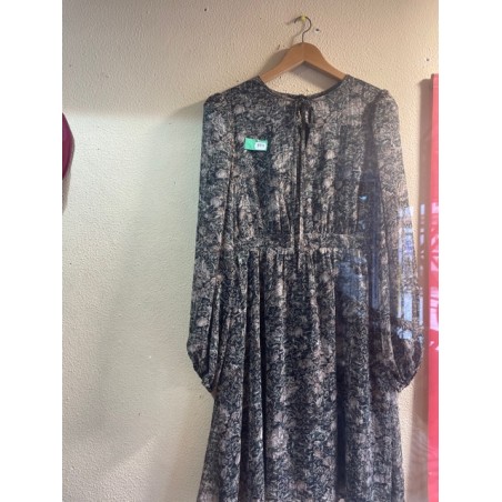 Vestido tonos verdes