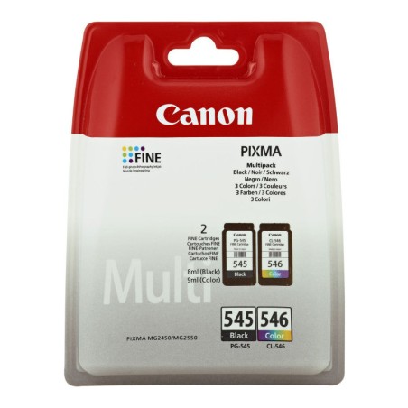 Cartucho Canon Pack Tinta PG545 CLP46 Negro/Color