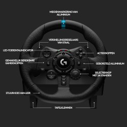 Logitech G923 Volante y Pedales para PS4/PS5/PC Compatible con F1 23 & Gran Turismo 7