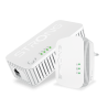 Strong Kit de 2 Adaptadores Powerline Mini Wi-Fi 1000 Mbit/s