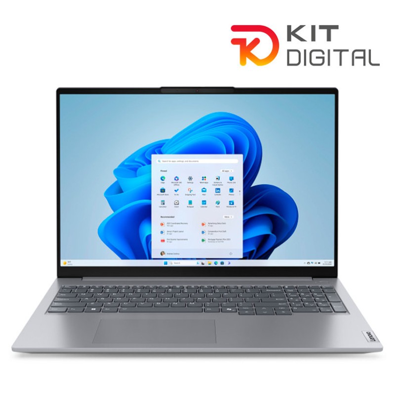 KIT DIGITAL - PORTATIL LENOVO THINKBOOK 16 G7 ARP R5-7535HS / 16GB / 512GB / 16" WUXGA / W11