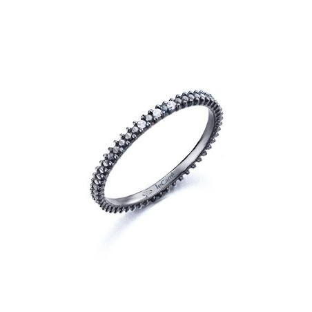 Anillo rutenio con diamantes