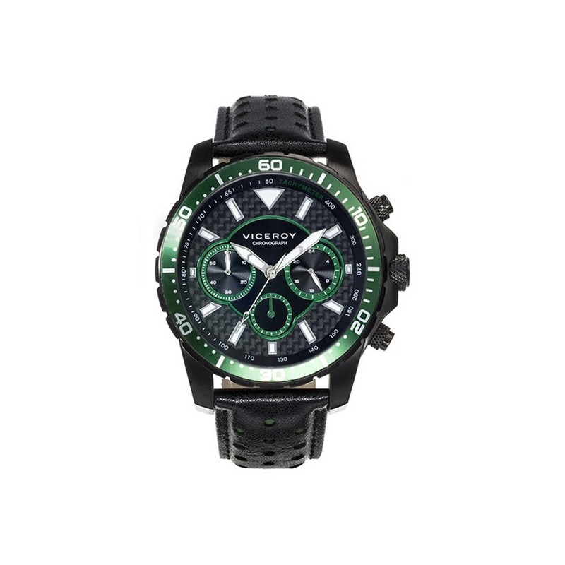 Reloj Vicero cronógrafo verde 40467-67