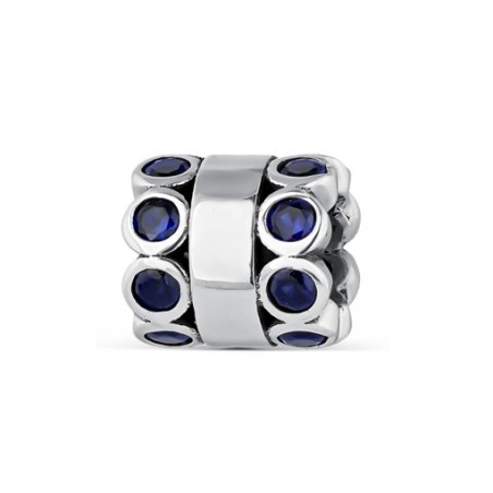 Charm separador Promojoya circonitas azules