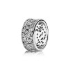 Anillo Pandora hojas brillantes