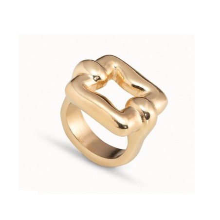 Anillo dorado Uno de 50 'Femme Fatale' ANI0738