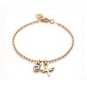 Pulsera dorada Uno de 50 Libélula PUL2562