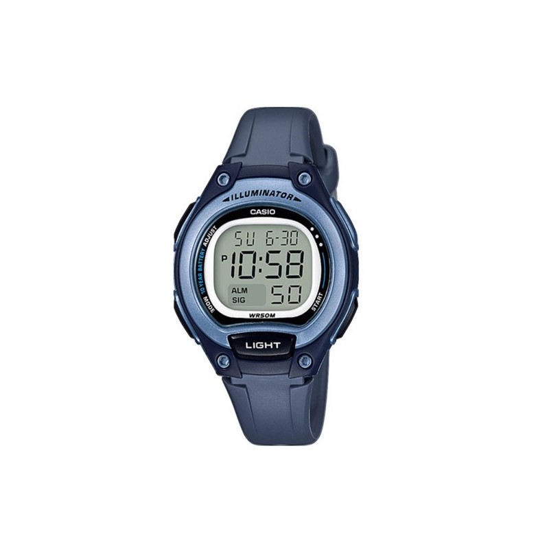 Reloj Casio digital azul niño LW-203-2AV