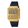 Reloj Casio digital negro dorado A100WEFG-9A