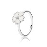 Anillo Pandora flor blanca 190931EN12