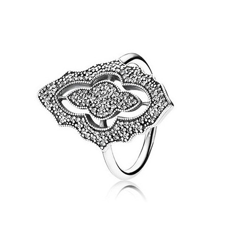 Anillo Pandora encaje 190917CZ