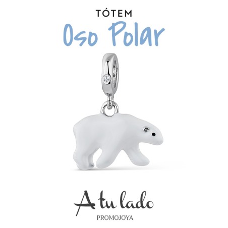 Charm de plata Totem Oso Polar