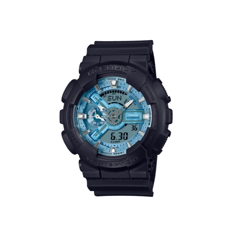 Reloj Casio G-SHOCK negro azul GA-110CD-1A2