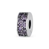 Clip de plata Luz Morada