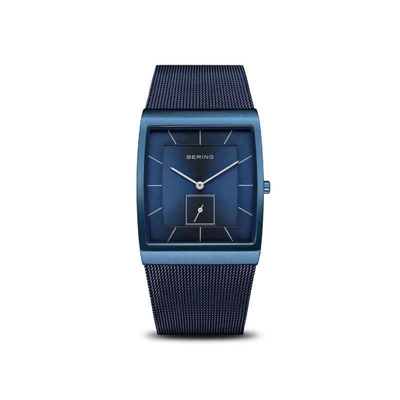 Reloj Bering azul cuadrado 16033-397