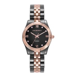 Reloj rosado Viceroy Chic cerámica negra 41124-53