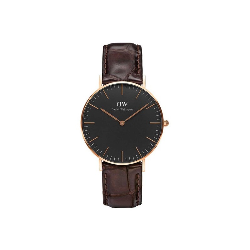 Reloj Daniel Wellington rosado negro DW00100140