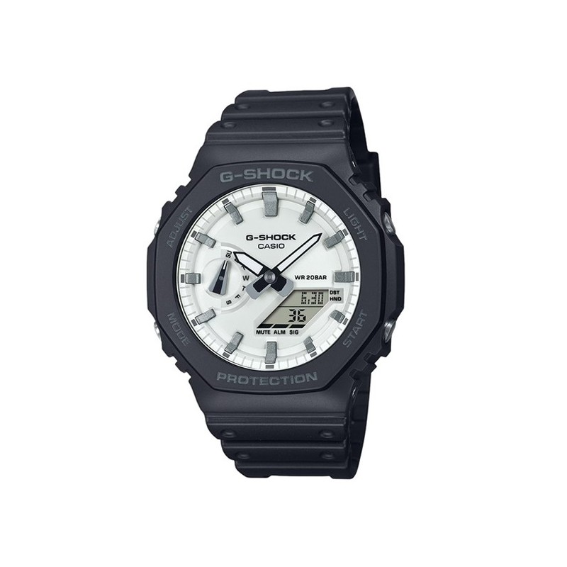 Reloj G-SHOCK negro blanco GA-2100WD-1A