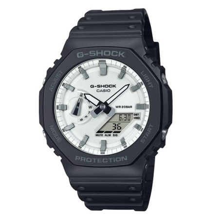 Reloj G-SHOCK negro blanco GA-2100WD-1A