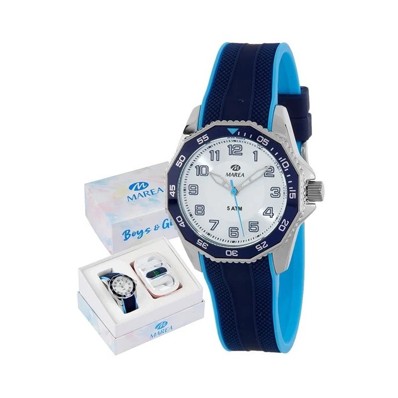 Reloj Marea azul + Auriculares Bluetooth B35361/1