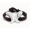 Pulsera plateada Uno de 50 'Butterfly effect' PUL2377