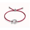 Pulsera hilo Uno de 50 Malva plateado PUL2505MLV