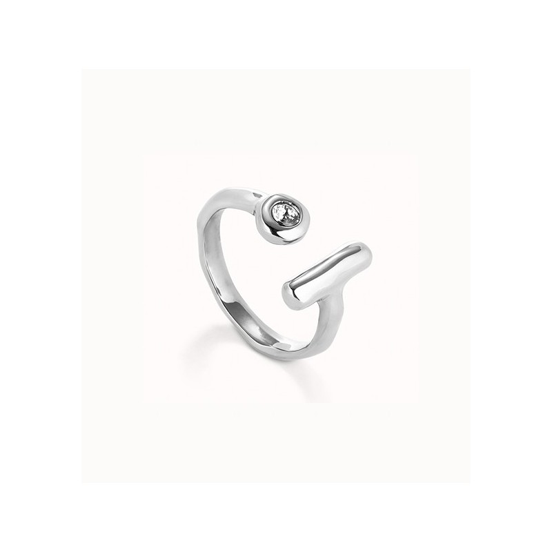 Anillo Uno de 50 Topacio Blanco ANI0817