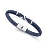 Pulsera Viceroy acero y piel 14012P01013
