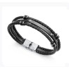 Pulsera negra Viceroy triple hombre 15146P01010