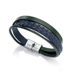 Pulsera azul verde Viceroy hombre 75224P01016