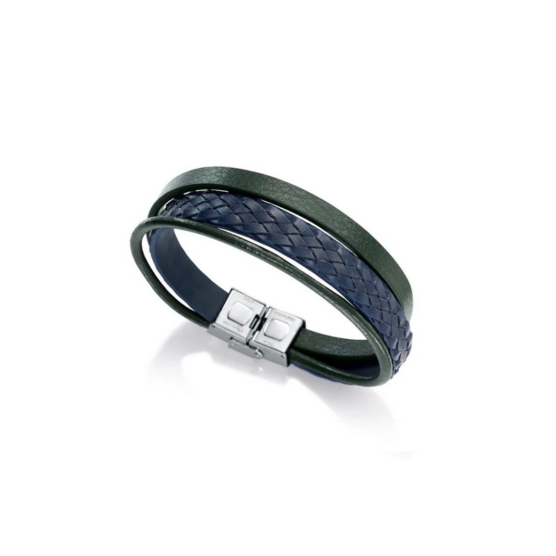 Pulsera azul verde Viceroy hombre 75224P01016