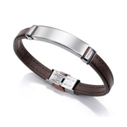 Pulsera Viceroy acero cuero 6371P09011