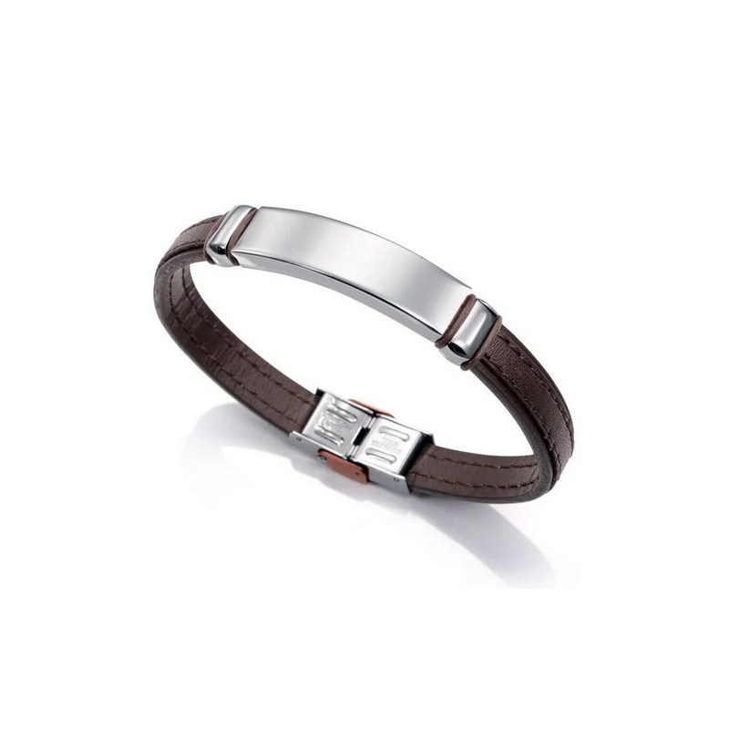 Pulsera Viceroy acero cuero 6371P09011
