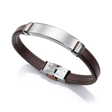 Pulsera Viceroy acero cuero 6371P09011