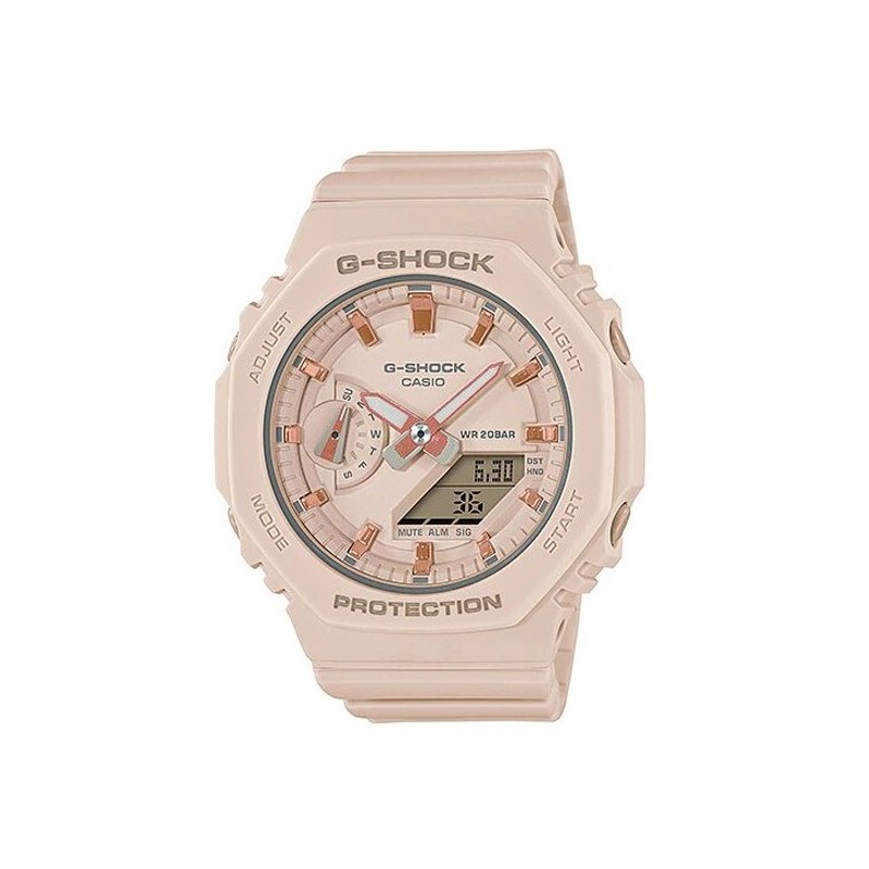 Reloj casio G-SHOCK Rosa Beige GMA-S2100-4AER
