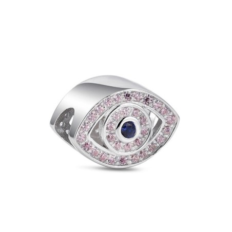 Charm Ojo Turco plata y circonitas