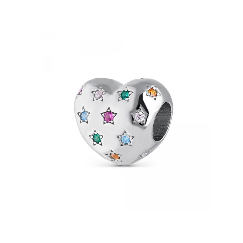 Charm de plata corazón