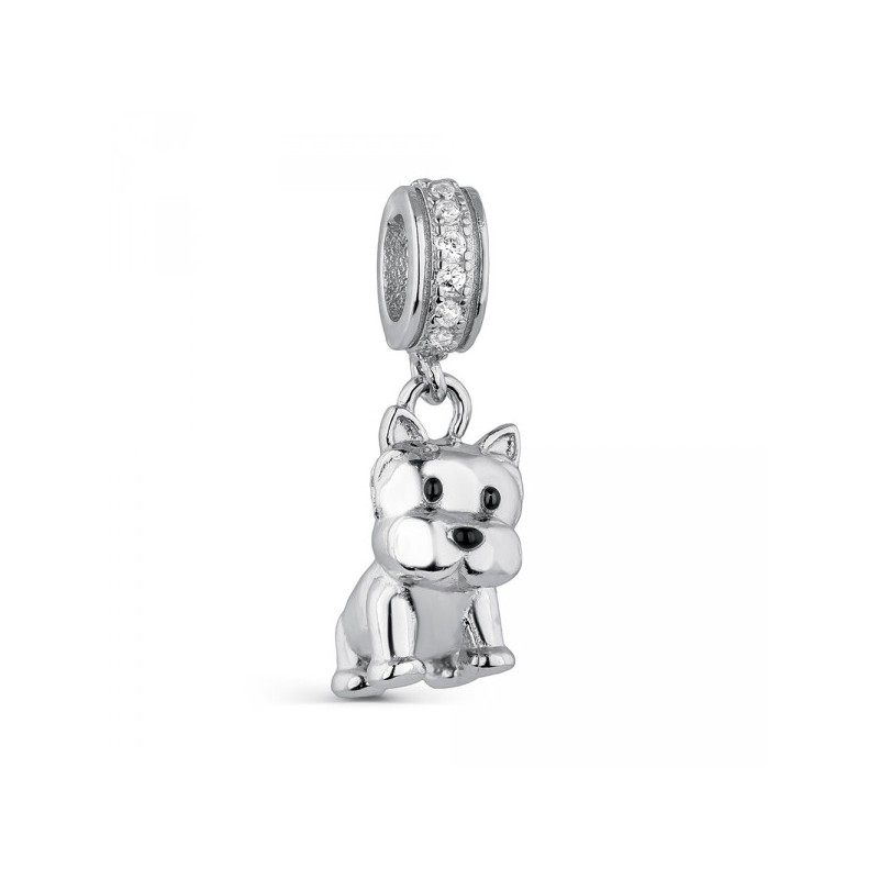 Charm de plata Perro