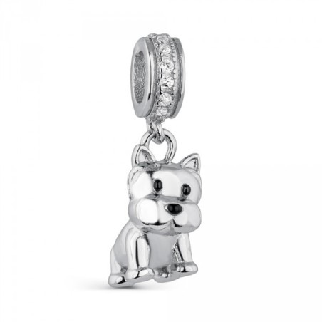Charm de plata Perro