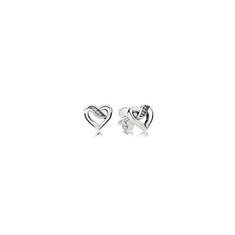 Pendientes Pandora Lazos de Amor 290756CZ