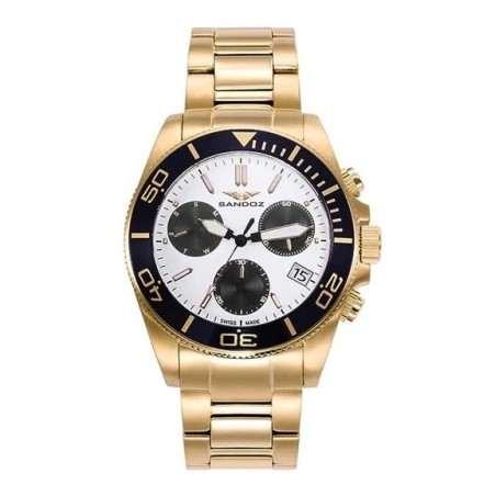 Reloj Sandoz dorado Swiss Made caballero 81447-99