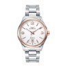 Reloj Sandoz hombre bicolor rosado 81425-95