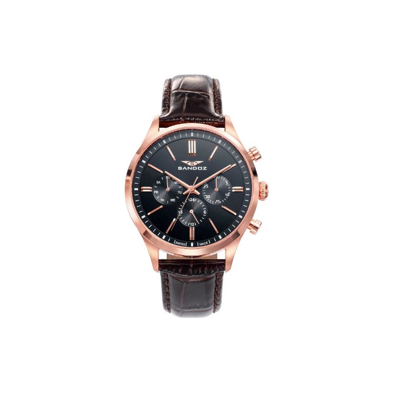 Reloj Sandoz rosado hombre 81465-57