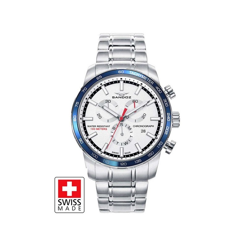 Reloj Sandoz caballero 'Sportif' acero 81461-07