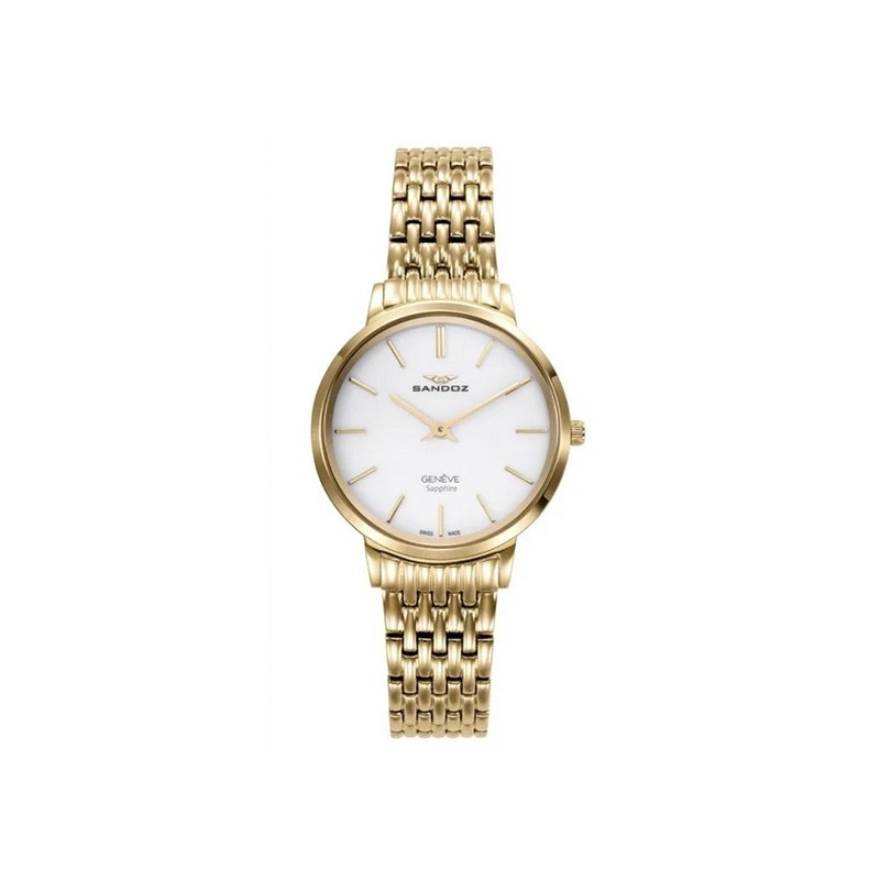 Reloj Sandoz 'Elegant' acero dorado 81382-99