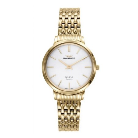 Reloj Sandoz 'Elegant' acero dorado 81382-99