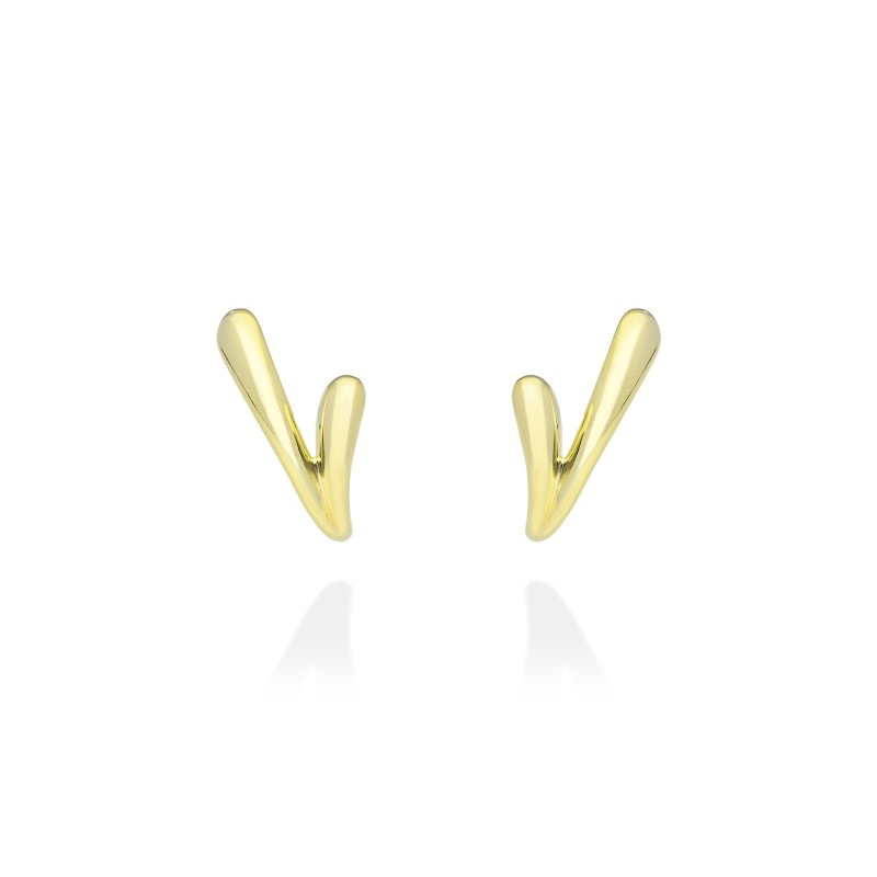 Pendientes dorados Marina García Flow 90954PD